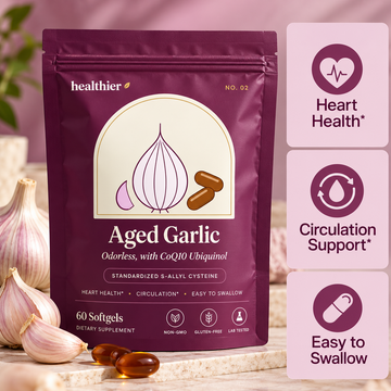 Aged Garlic with CoQ10 Ubiquinol – 60 Softgels